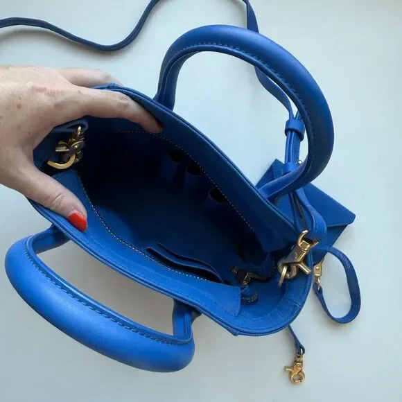 EUC Dagne Dover Tiny Tote, Blue - Picture 5 of 8